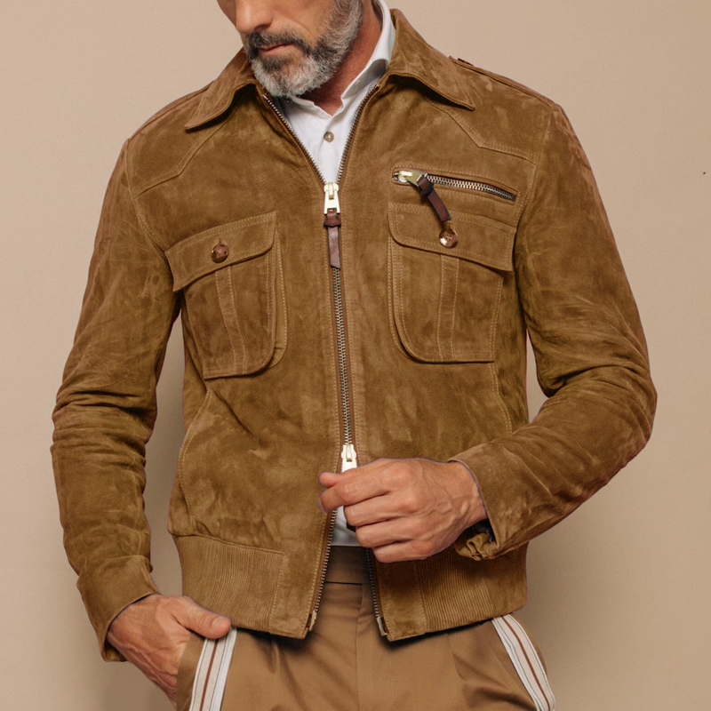 Ludwig | Retro Revers Wildleder Jacke