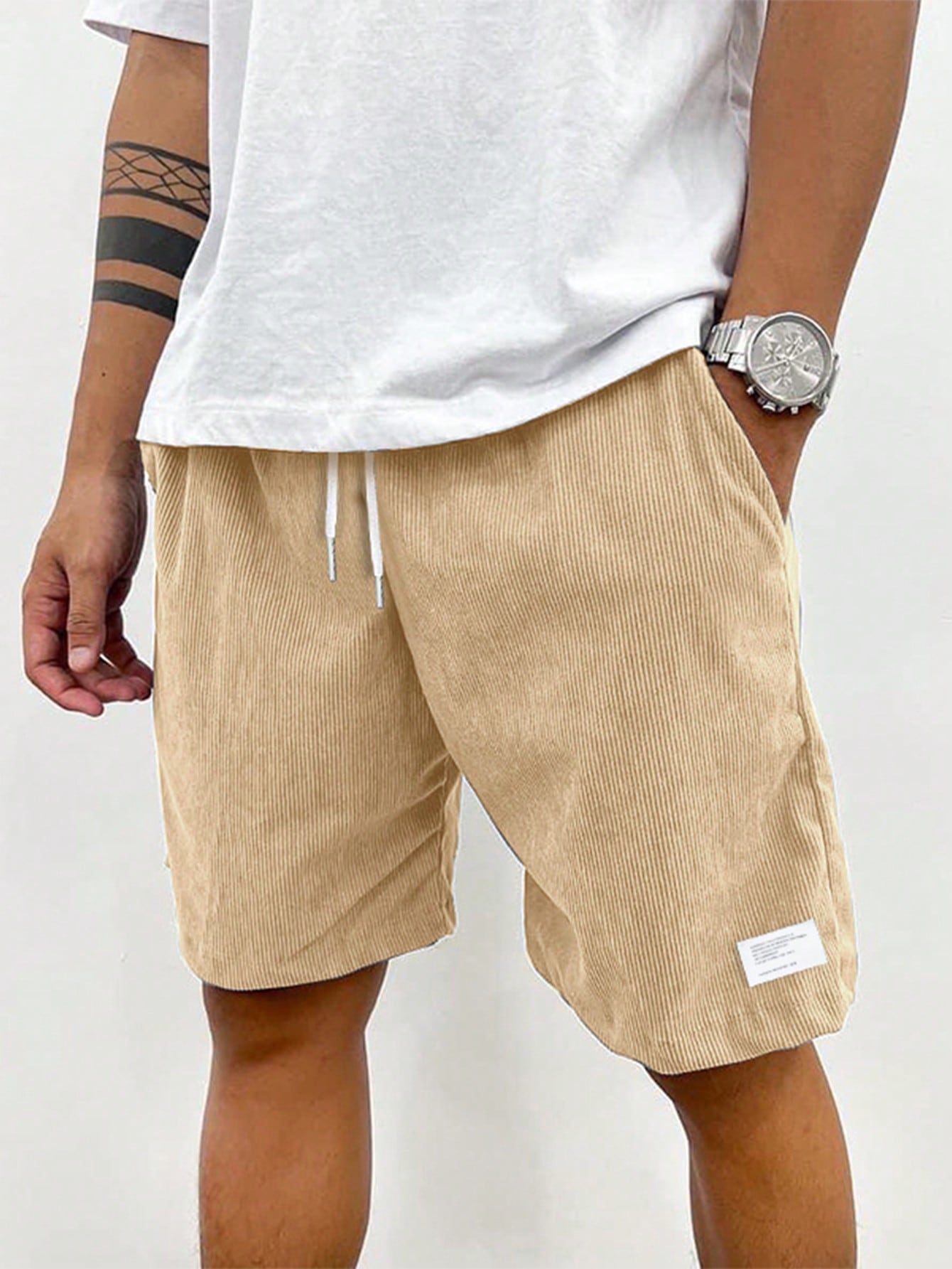 Variant image for Zachary | Herren Shorts aus Cord mit leichtem Stretch und zeitloser Ästhetik-21