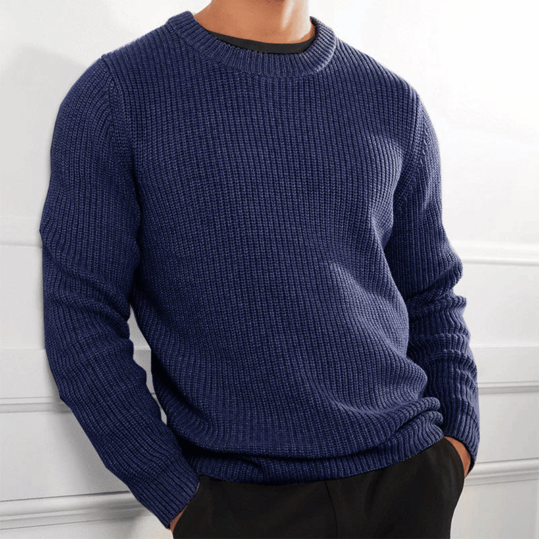 Linus | Pullover mit Rundhalsausschnitt