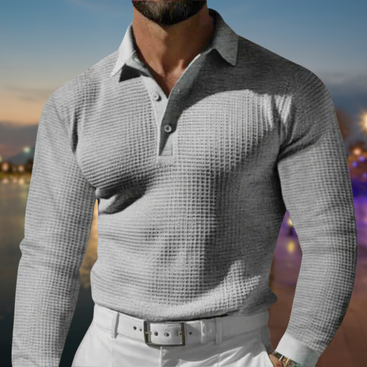Thomas | Comfort Polo-Pullover