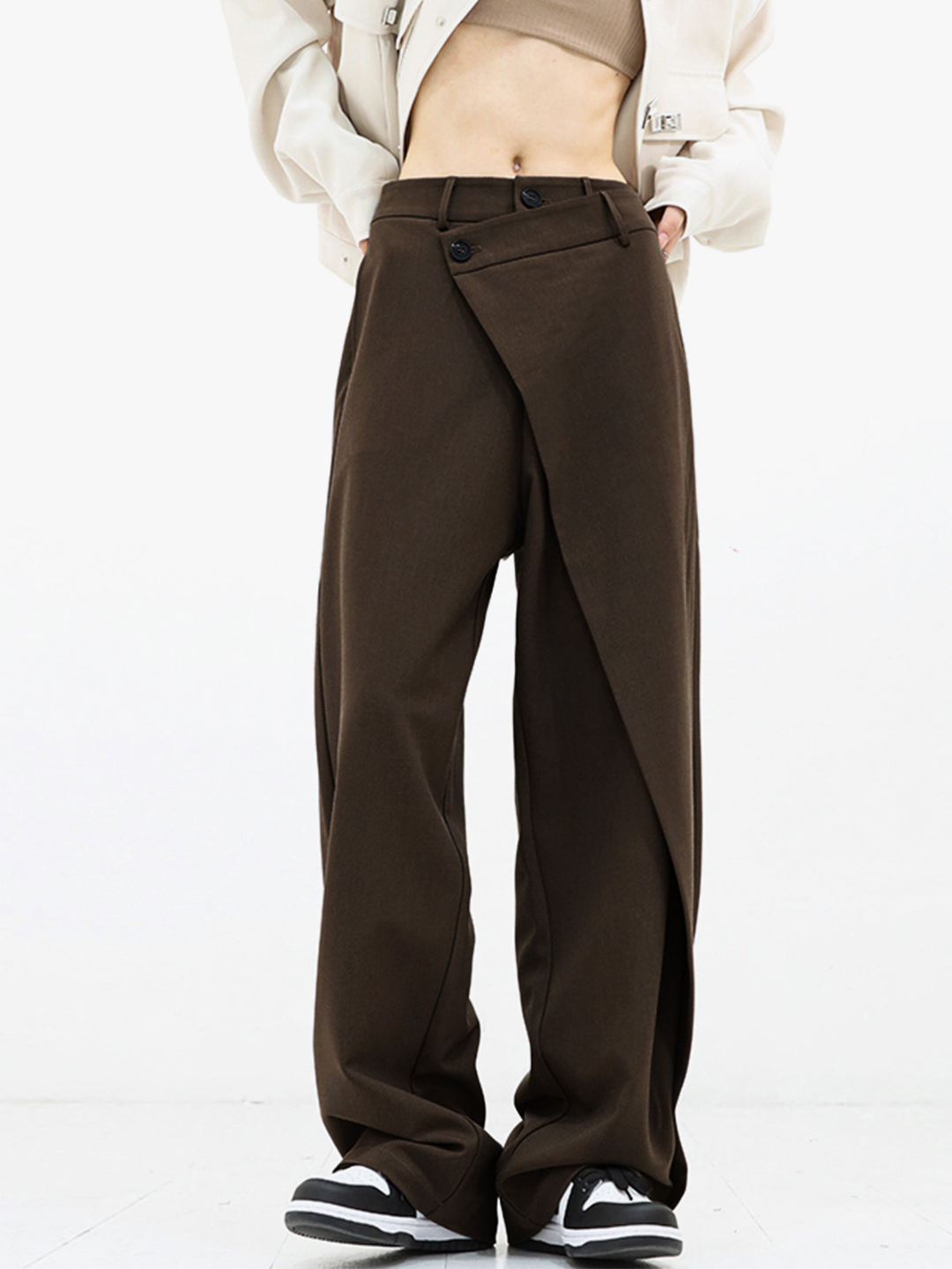 Tanja | Asymmetrische Baggy-Hose