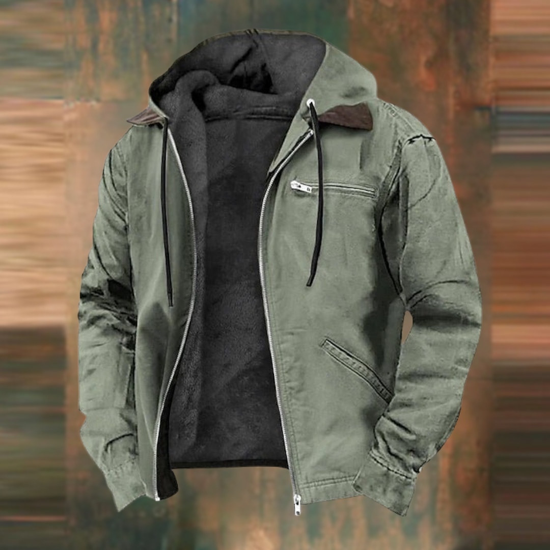 Marko | Jacke mit Reißverschluss und Kapuze