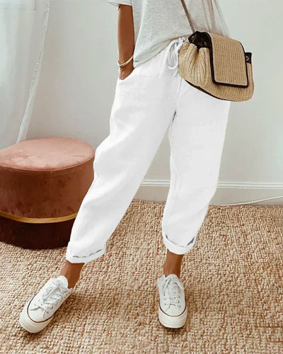 Karin | Elegante Leichte Sommerhose Damen - Luftige Sommerhosen für Stil und Komfort