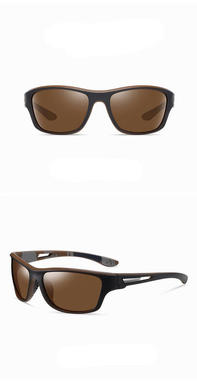 Jaxon | Sportsonnenbrille Polarisierte Linsen, UV400 Schutz, Kunststoff