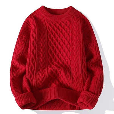 Aurel | Lockerer Pullover aus Gedrehter Wolle