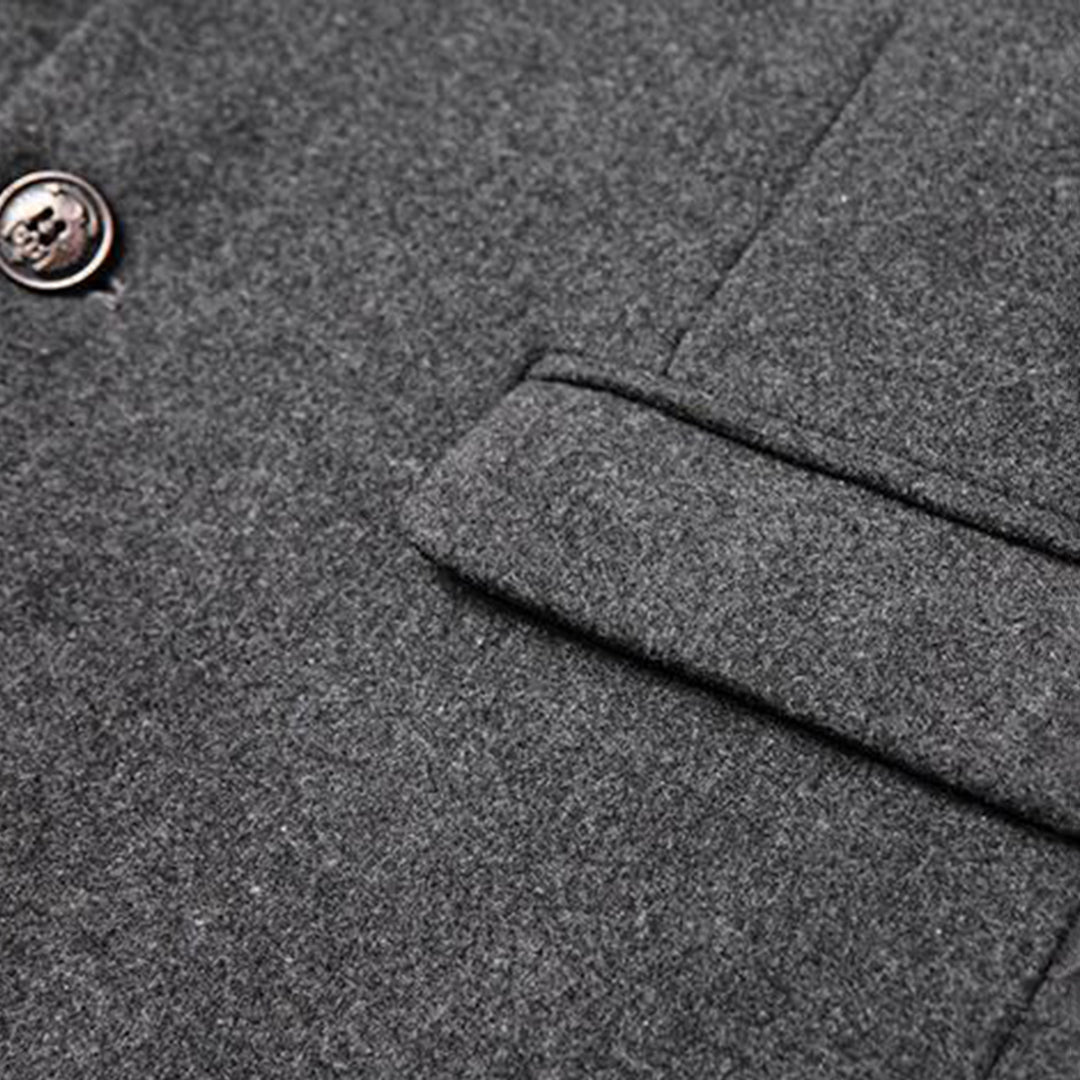 Joline | Langer mantel mit kragen