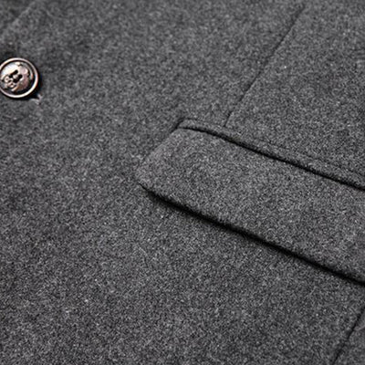 Joline | Langer mantel mit kragen
