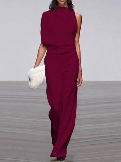 Viola | Jumpsuit Mit Rundhalsausschnitt