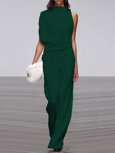 Viola | Jumpsuit Mit Rundhalsausschnitt