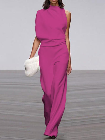 Viola | Jumpsuit Mit Rundhalsausschnitt
