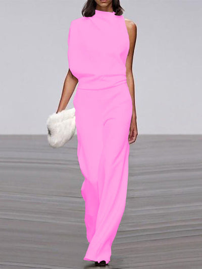 Viola | Jumpsuit Mit Rundhalsausschnitt