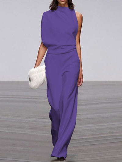 Viola | Jumpsuit Mit Rundhalsausschnitt