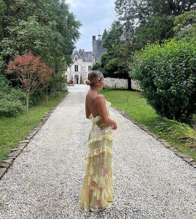 Luna | Maxikleid Sommer mit Rüschen für Damen – Festlich und Elegant-6