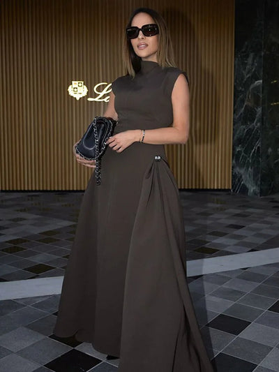 Anna | Maxikleid Langarm Festlich für Damen