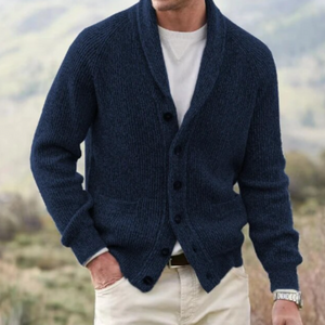 Gabriel | Vintage Strickjacke mit V-Ausschnitt