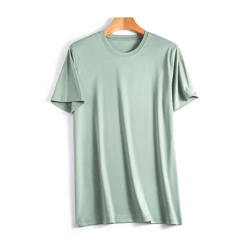 Andreas | Glattes Seiden-T-Shirt