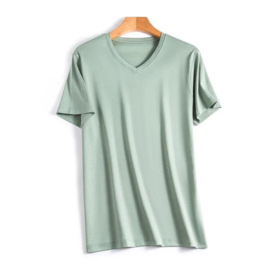 Andreas | Glattes Seiden-T-Shirt