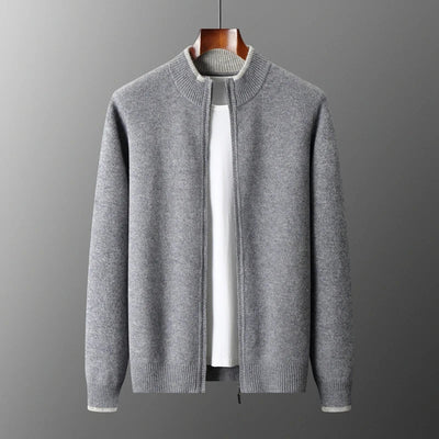Lian | Kaschmirjacke mit Reißverschluss