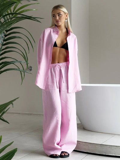 Bella | Zweiteiler Hose und Oberteil Sommer Set-4