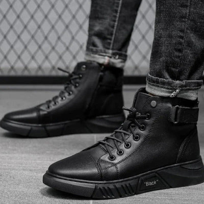 Klaus | Modische schwarze Stiefel
