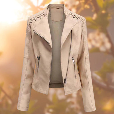 Maya | Elegante Damen Lederjacke