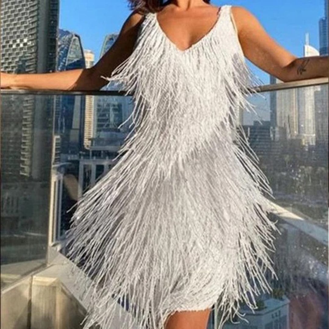 Amara | Quasten Minikleid