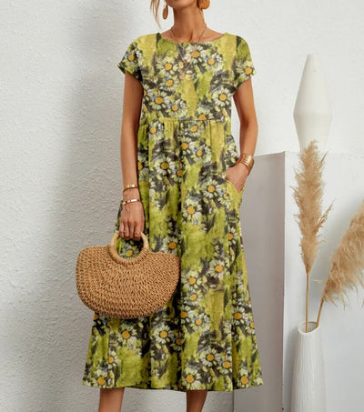 Alessia | Kleid Baumwolle, Bequem und Elegant
