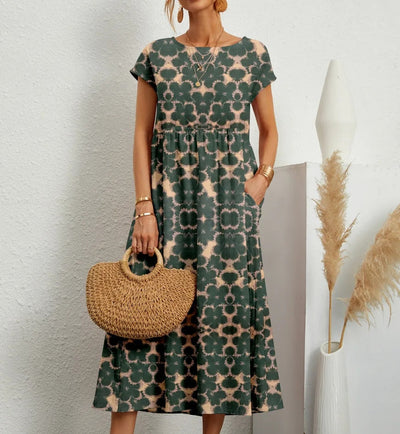 Alessia | Kleid Baumwolle, Bequem und Elegant