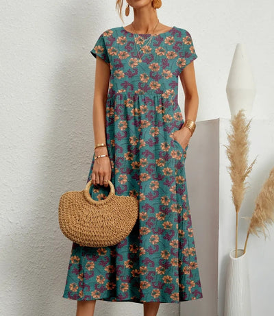 Alessia | Kleid Baumwolle, Bequem und Elegant