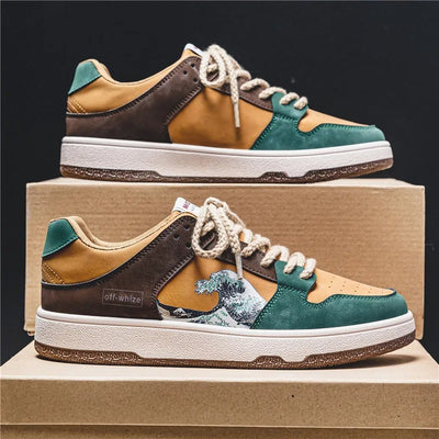 Niklas | Die große Welle Design Sneakers