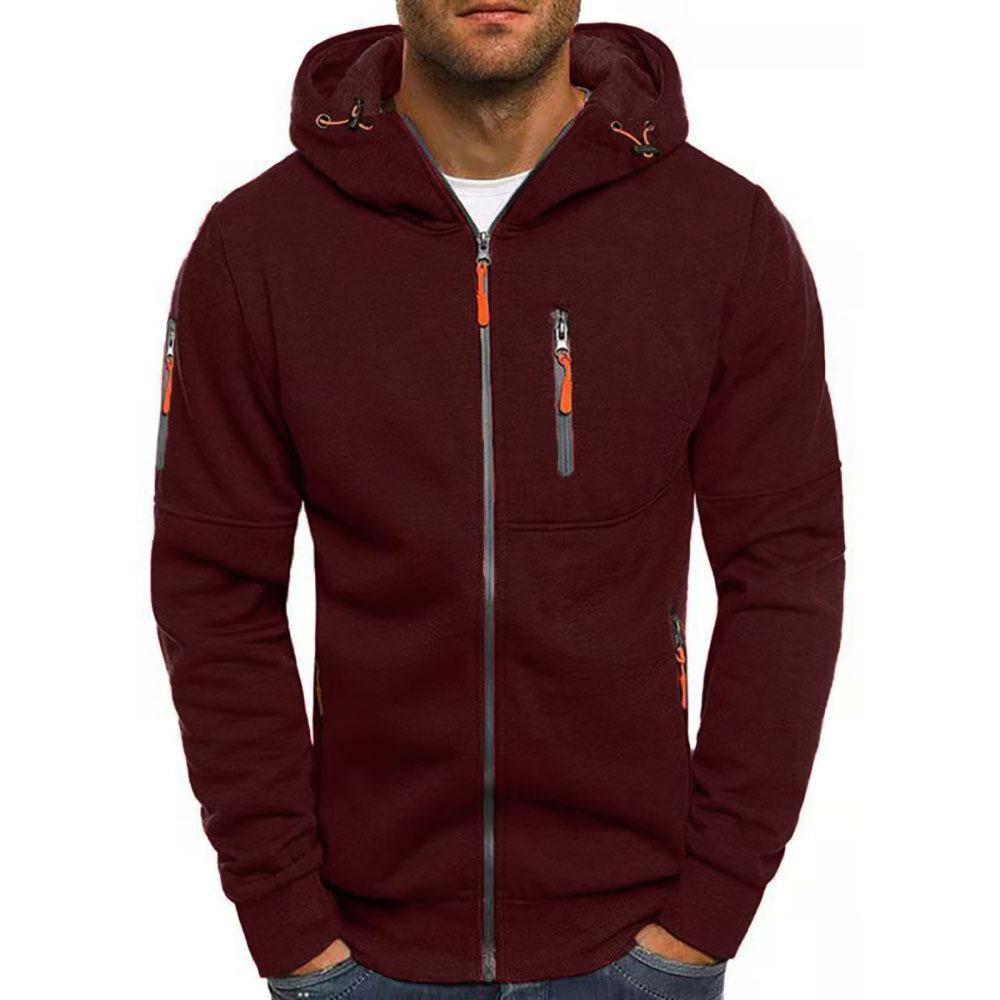 Gunnar | Zipper Strickjacke mit Kapuze