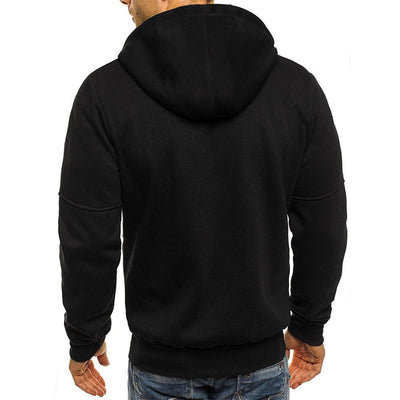 Gunnar | Zipper Strickjacke mit Kapuze