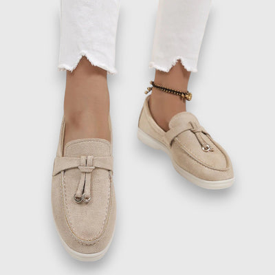 Sandra | Klassische Loafers aus Wildleder