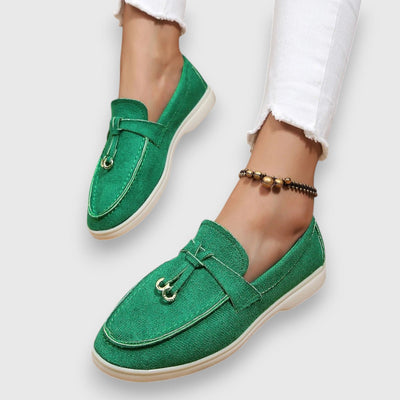 Sandra | Klassische Loafers aus Wildleder