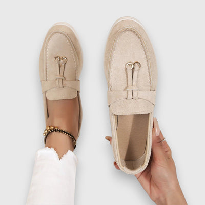 Sandra | Klassische Loafers aus Wildleder