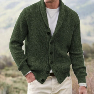 Gabriel | Vintage Strickjacke mit V-Ausschnitt