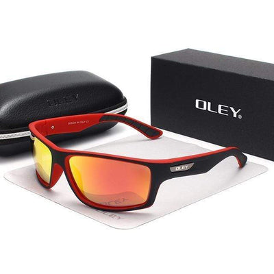 Jaxon Sportsonnenbrille Herren – Polarisierte Linsen, UV400 Schutz, Kunststoff-5