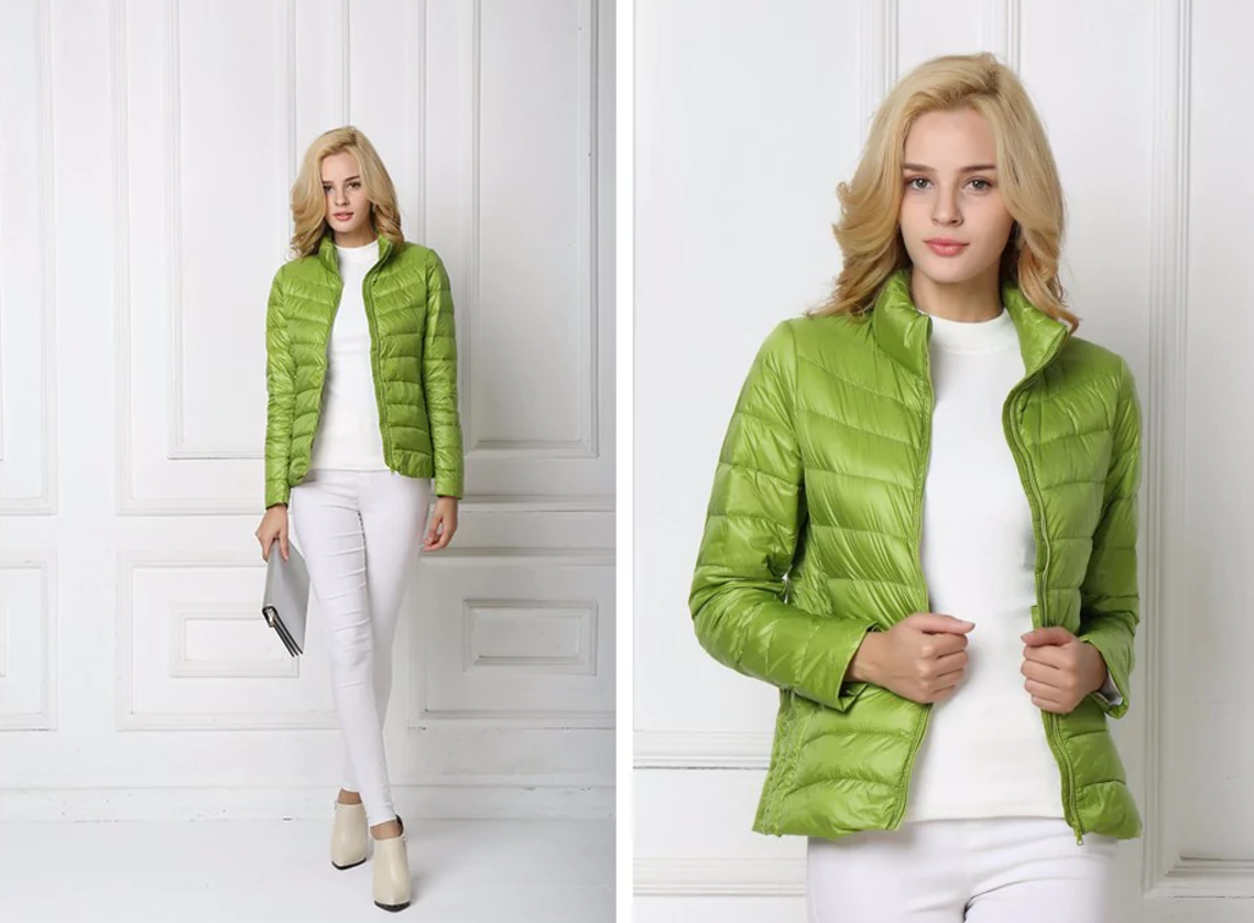 Emma | Elegante leichte Daunenjacke