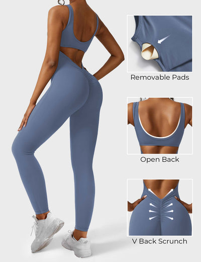 Therese | Eleganter Jumpsuit mit V-Rücken